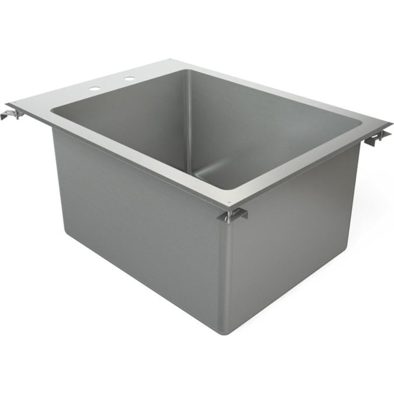 Tarrison - 19" x 25.5" Drop In Sink with One Compartment - TA-DI201612-KIT