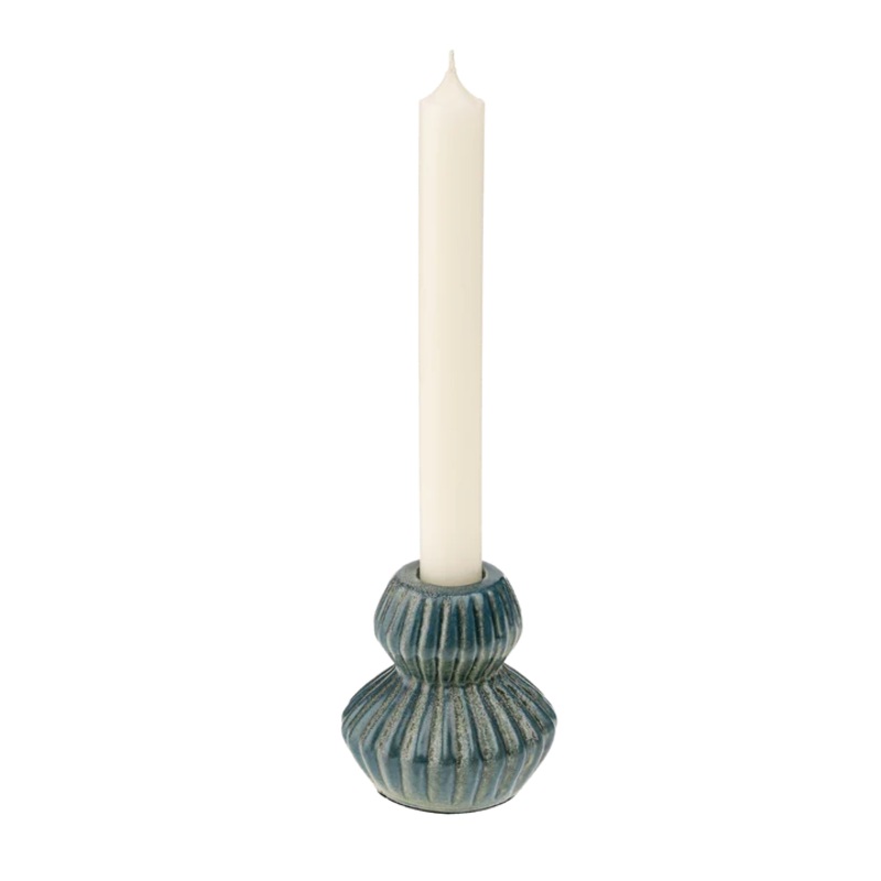 Blue Poppy Taper Holder