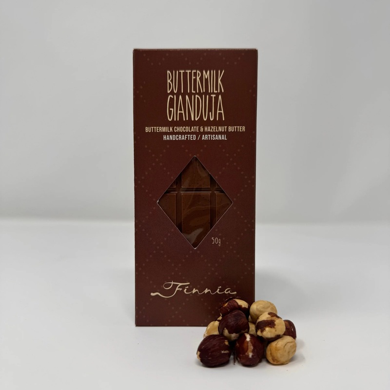 Finnia Buttermilk Gianduja Milk Chocolate Bar