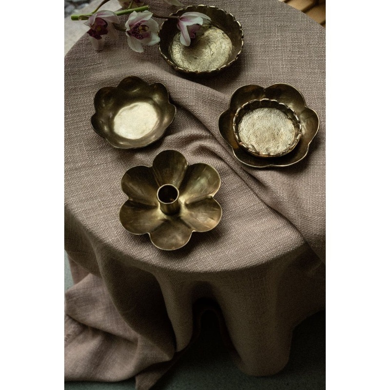 Forged Flower Candle Holder