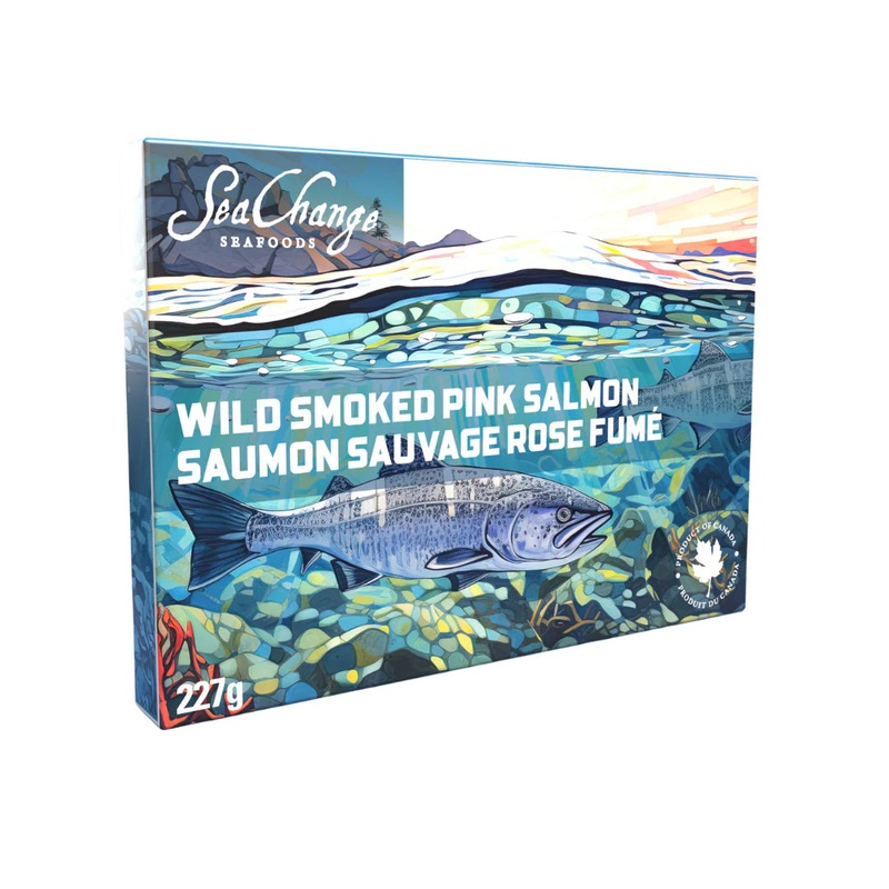 Seachange Smoked Pink Salmon Box