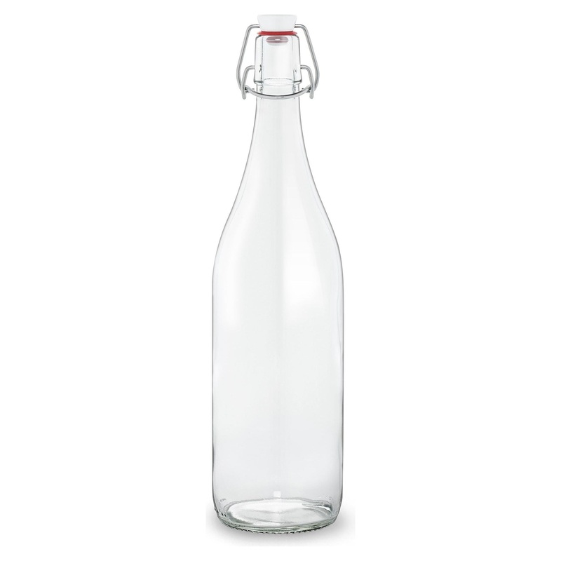 1L Glass Clip-top Bottle