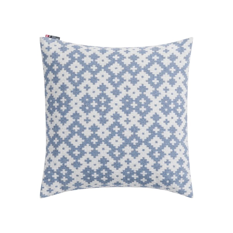 David Fussennegger - Grey/Blue Nova Cushion 50 x50 cm