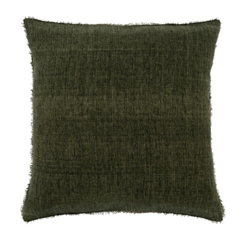 Lina Linen Pillow 20"x20" - Avocado