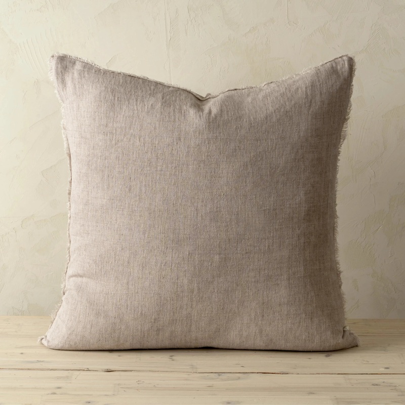 Lina Linen Pillow 24"x24" - Dove