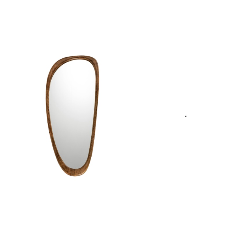 Pebble Wooden Mirror