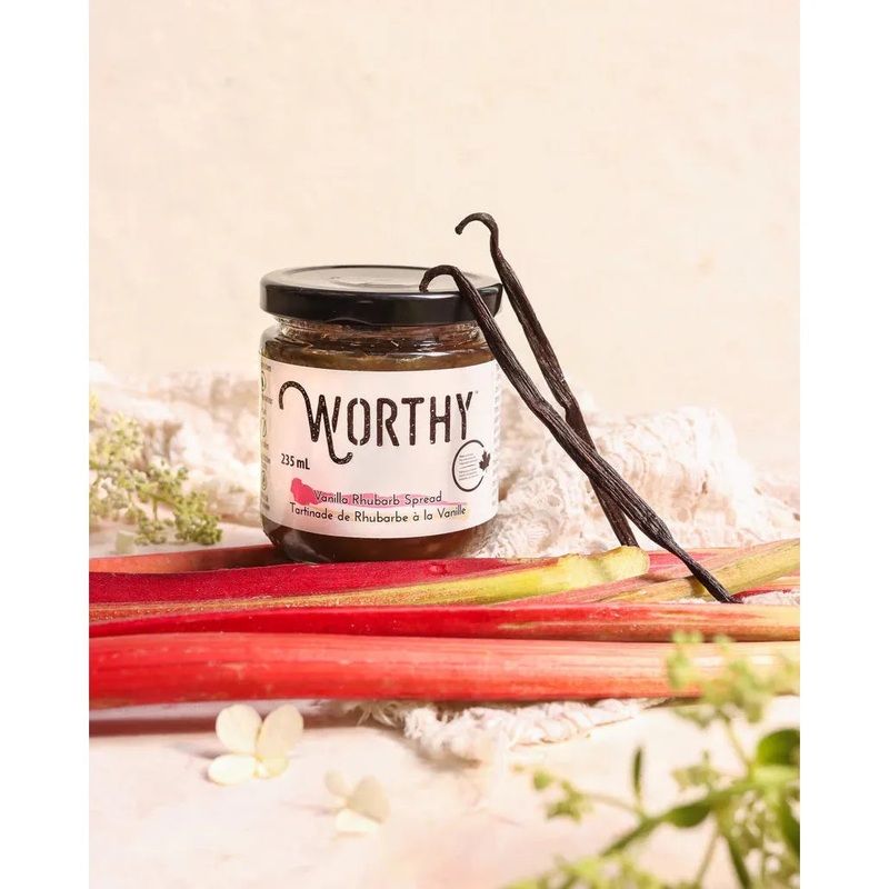 Worthy Vanilla Rhubarb Jam