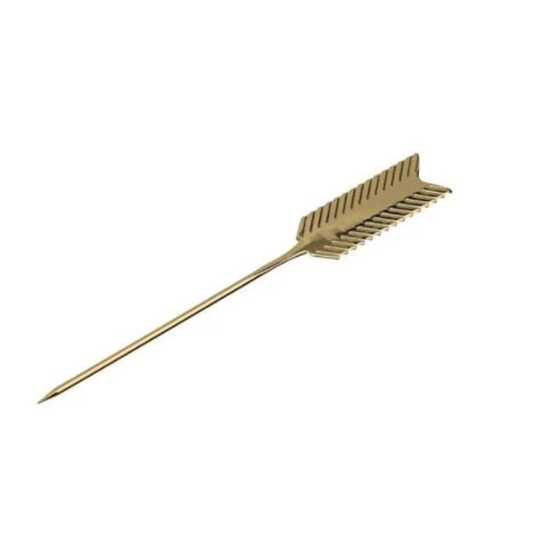 Cocktail Pick Gold Arrow