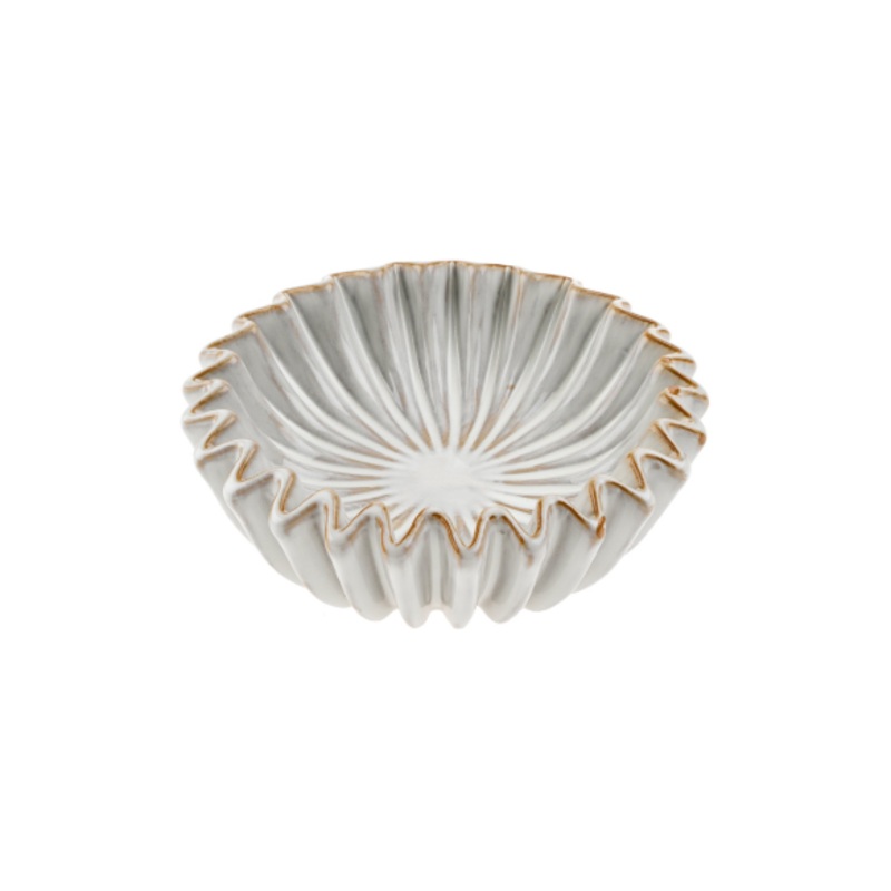 Large Fluted Ceramic Catchall