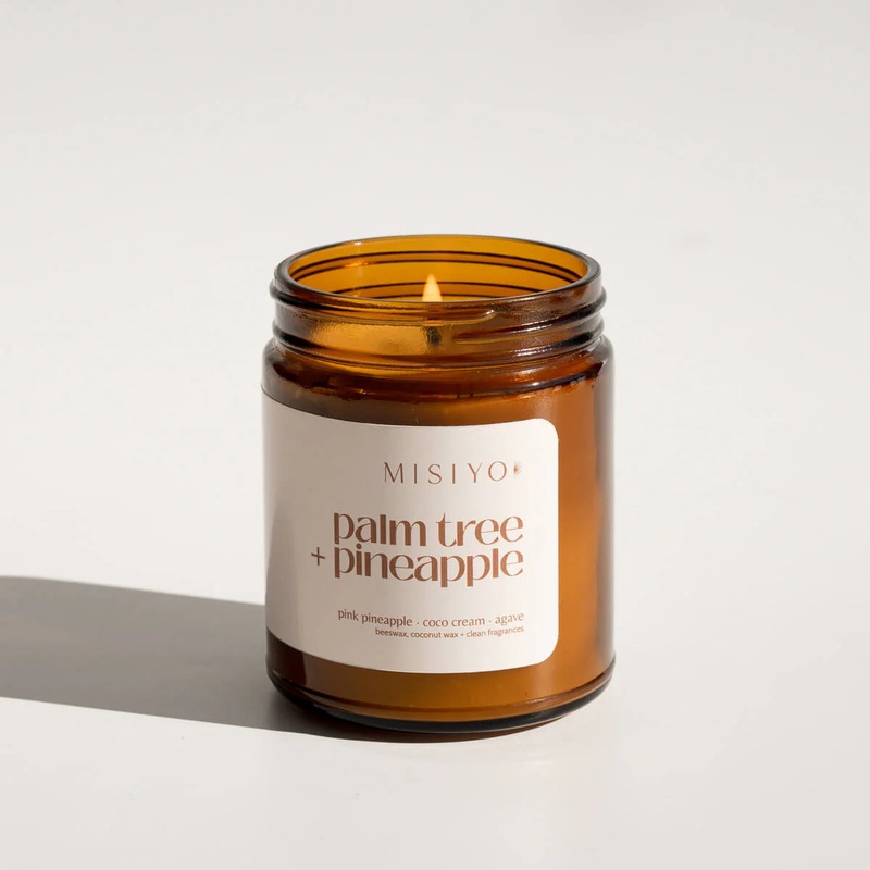 Misiyo Candle - Palm Tree + Pineapple