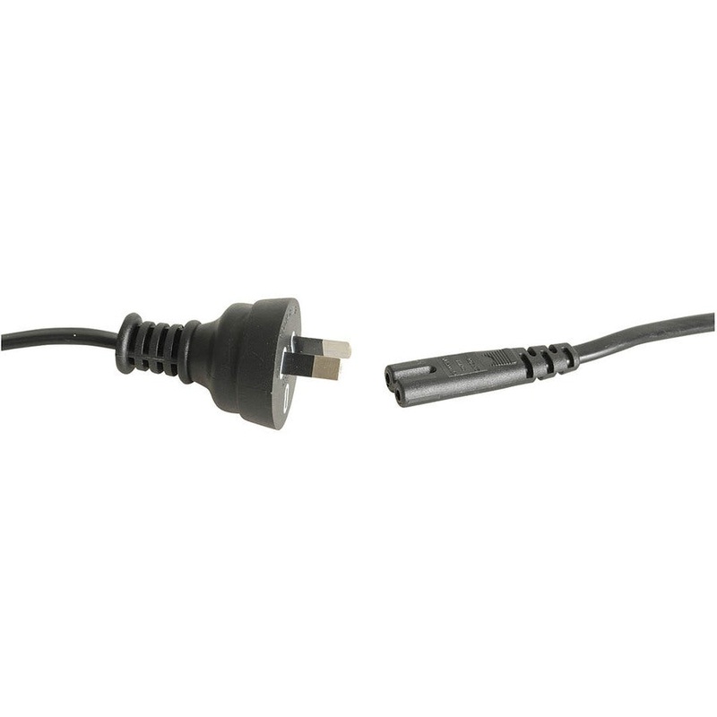 Power Lead (2pin Mains Plug to IEC C7 Female) - 1.8m