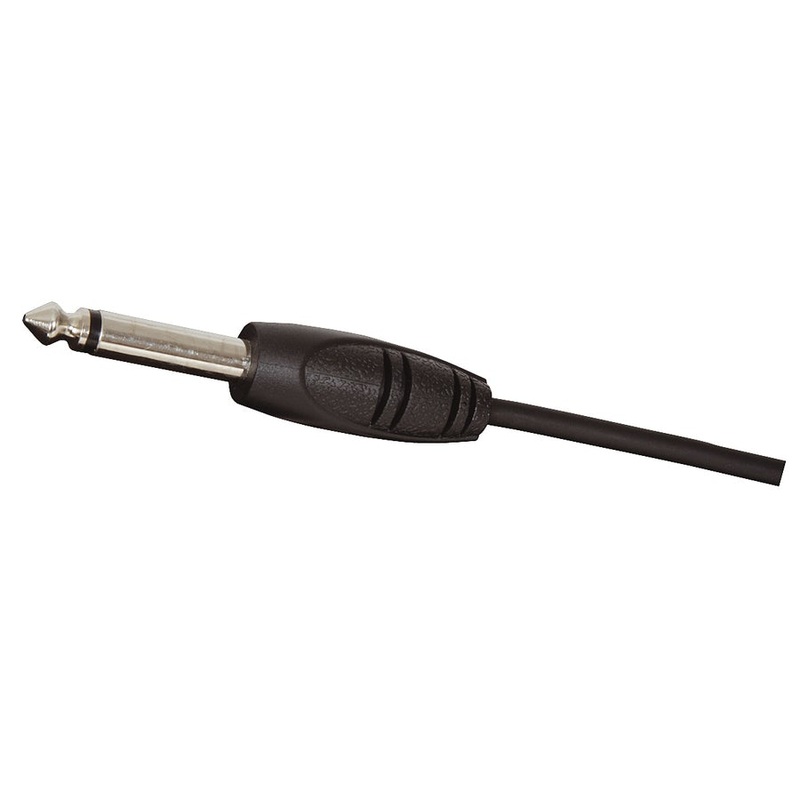 6.5mm Mono Plug to 6.5mm Mono Socket Audio Cable - 5m