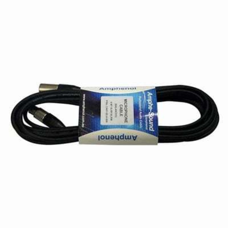 Amphenol Balanced Microphone Cable - 6 Metre