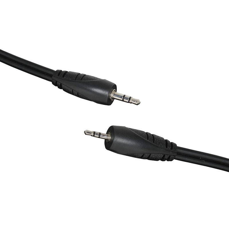 Audio Cable 2.5mm - 3.5mm Stereo Plug 1.5m