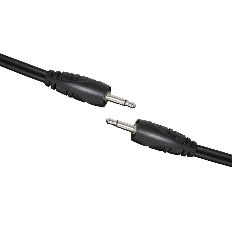 Audio Cable 3.5mm Mono Plug to 3.5mm Mono Plug - 1.5m