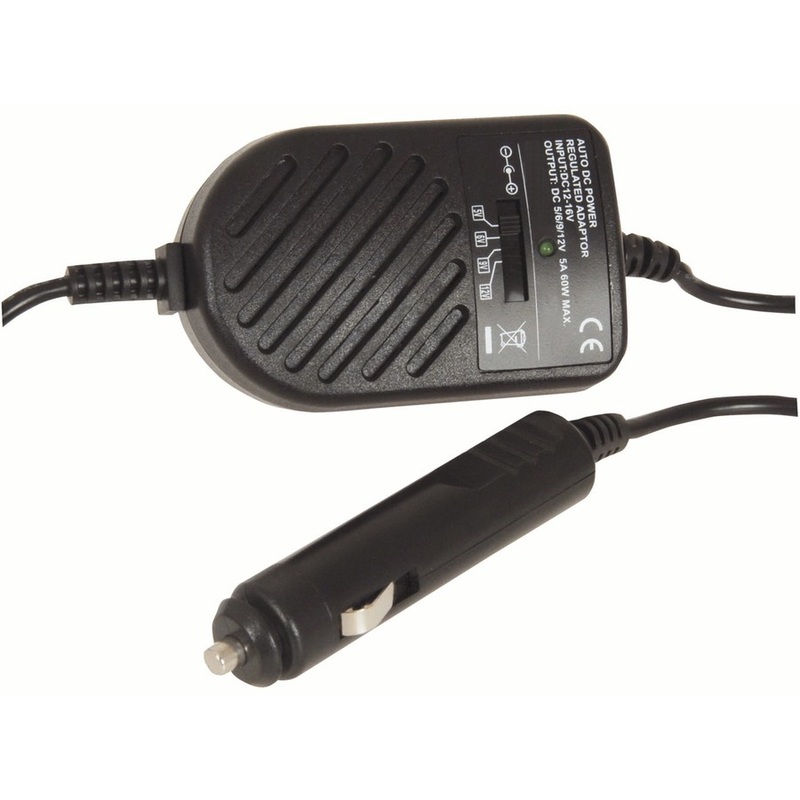 Powertech 60W Regulated Car Power Adaptor