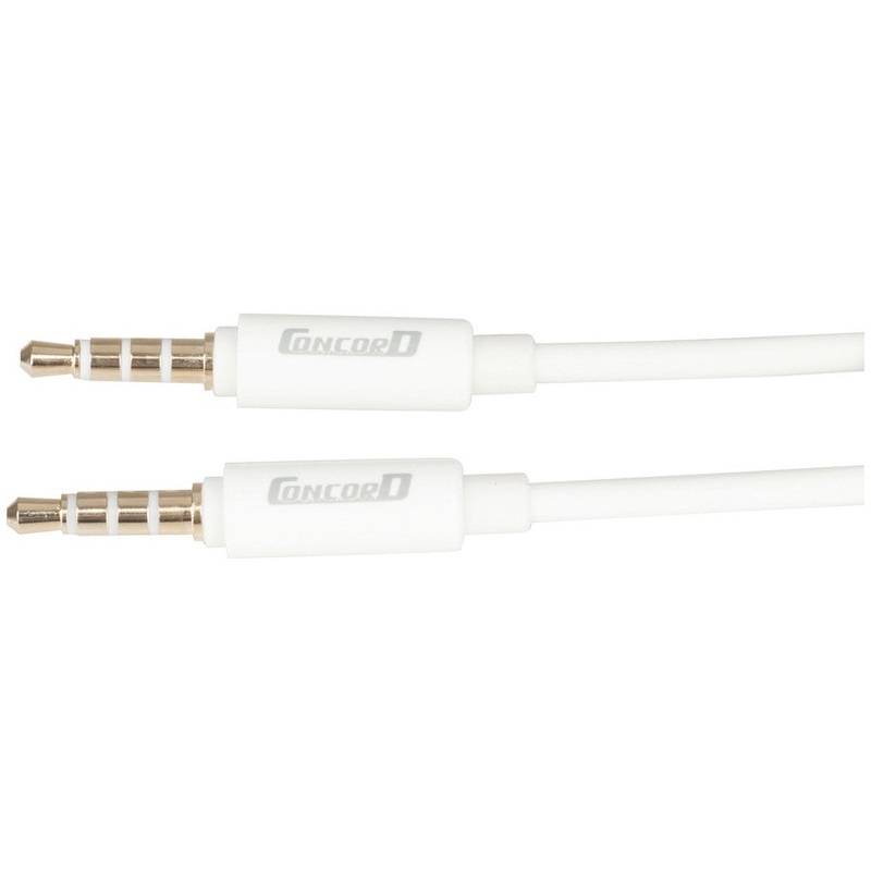 3.5mm 4 Pole Plug to 3.5mm 4 Pole Plug AV Cable - 2m