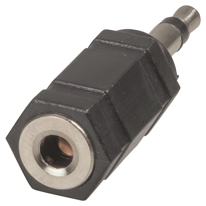 3.5mm Mono Plug to 3.5mm Stereo Socket Adaptor