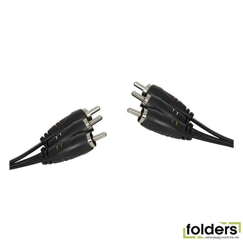3 x rca plugs to 3 x rca plugs - 5m