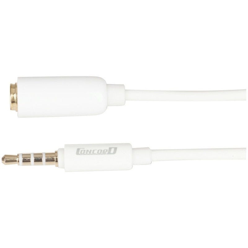 AV Extension Cable 3.5mm Plug to Socket 2m