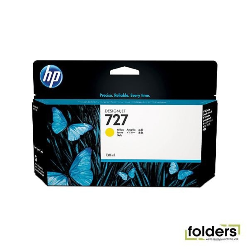 HP #727 130ml Yellow Ink B3P21A