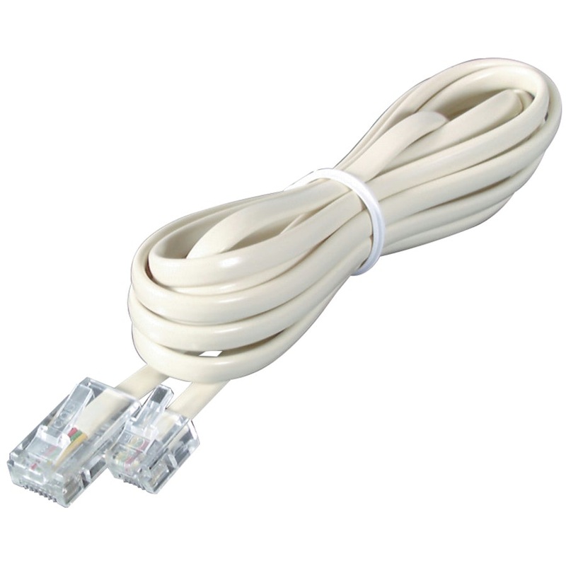 2m RJ12 to RJ45 Modular Cable