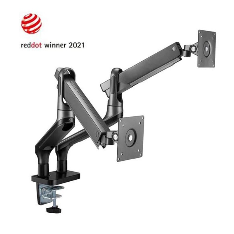 Brateck 17'-32' Premium Aluminium Dual Spring-Assisted Desk Mount