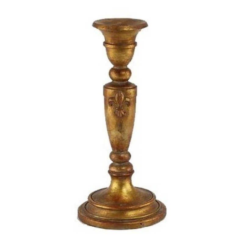 Rembrandt Antiqued Gold Candle Holder KI4131