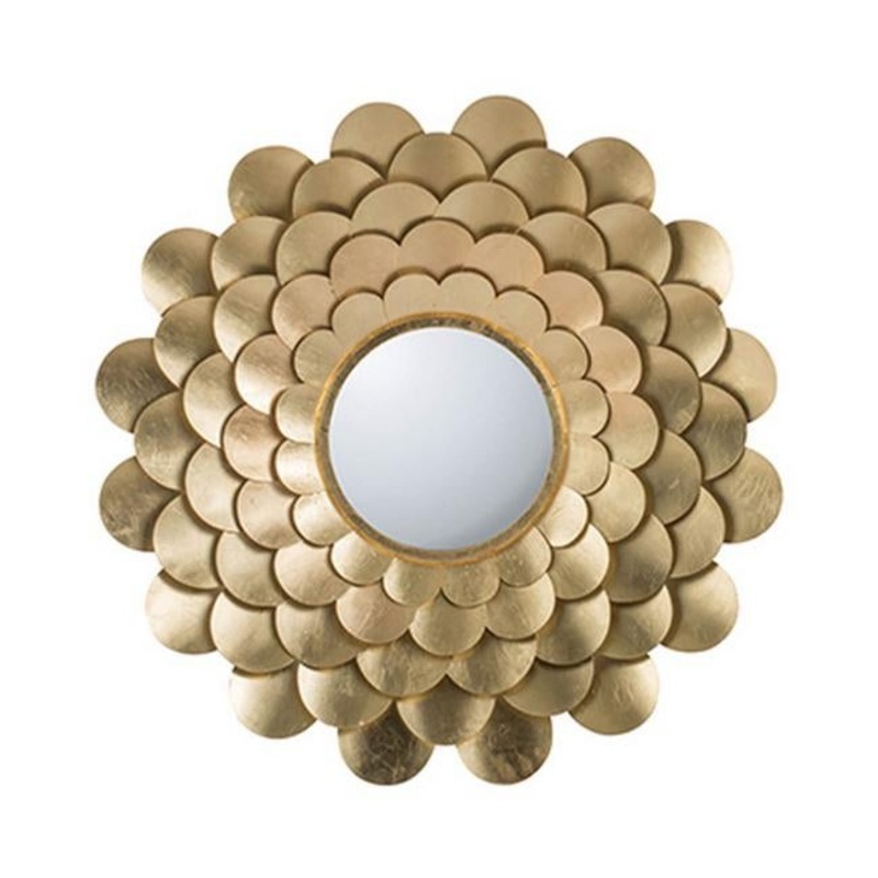 Rembrandt Gold petalled Wall Mirror SE2370