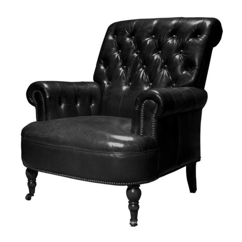 Rembrandt Leather Button Backed Chair AF2280