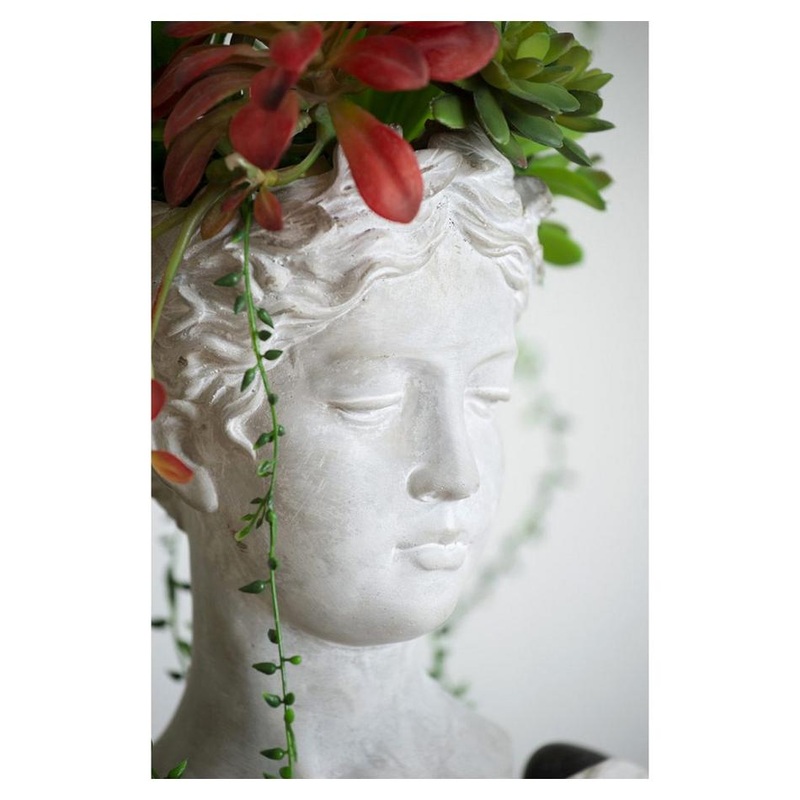 Rembrandt Visage Cement Vase - Large SE2131