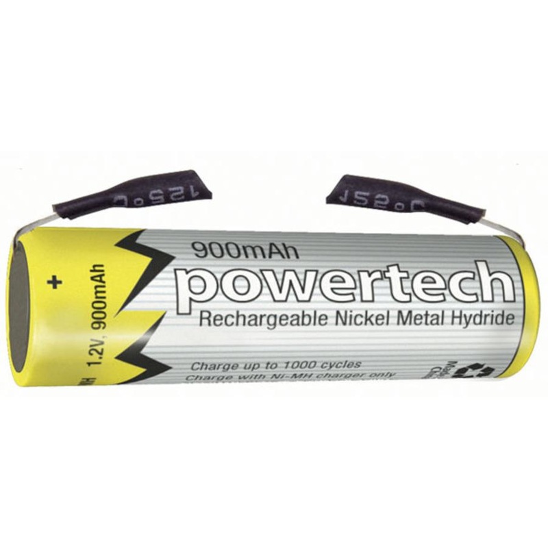 1.2V AAA Rechargeable Ni-MH Powertech Battery - Solder Tab