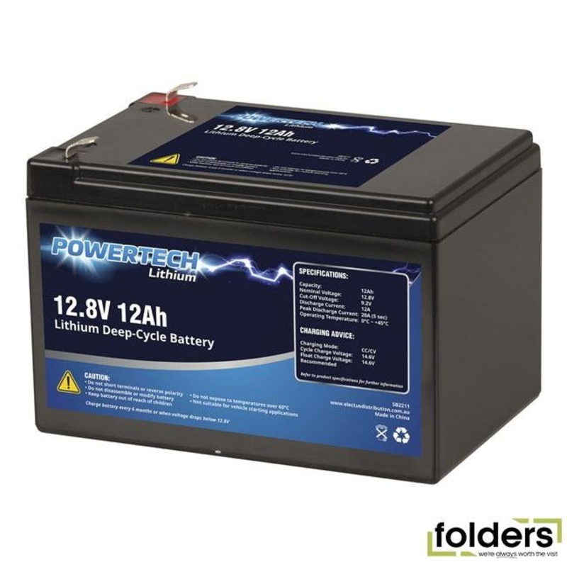 12.8v 12ah lithium deep cycle battery