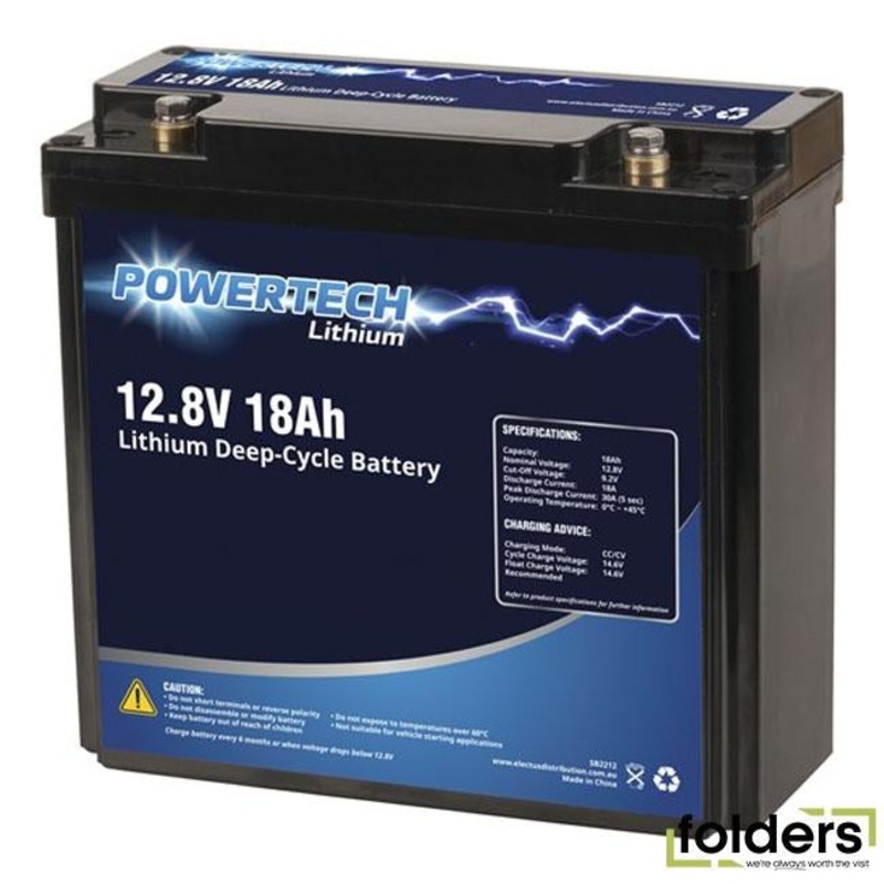 12.8v 18ah lithium deep cycle battery