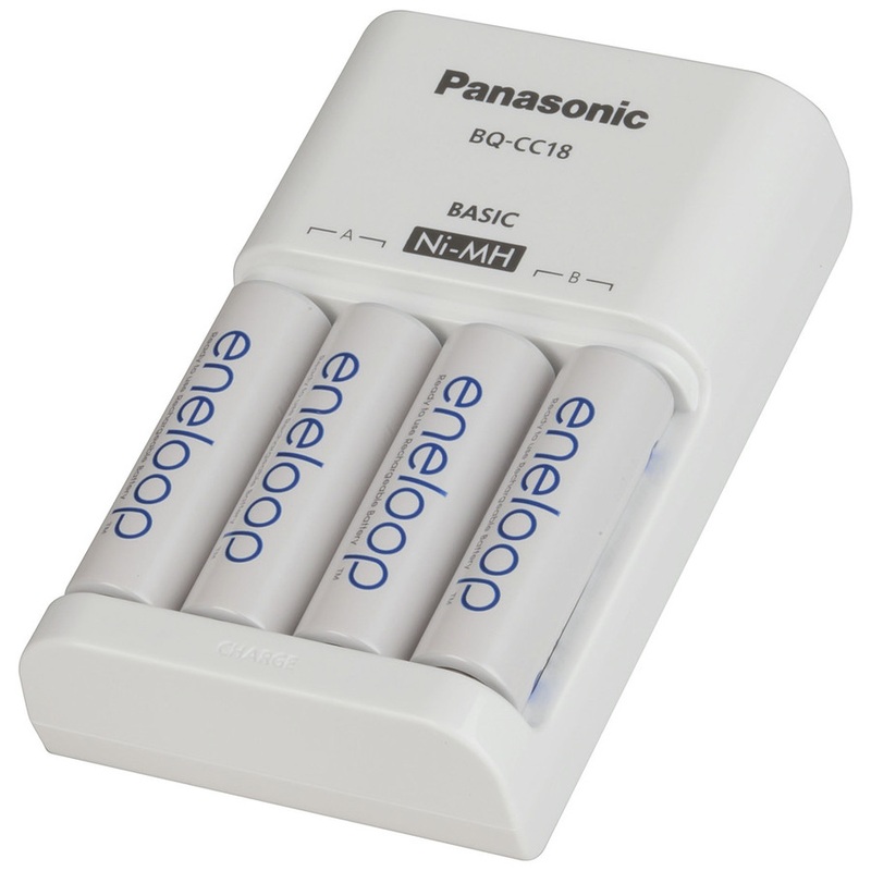 Panasonic Ni-MH Battery Charger with AA Batteries