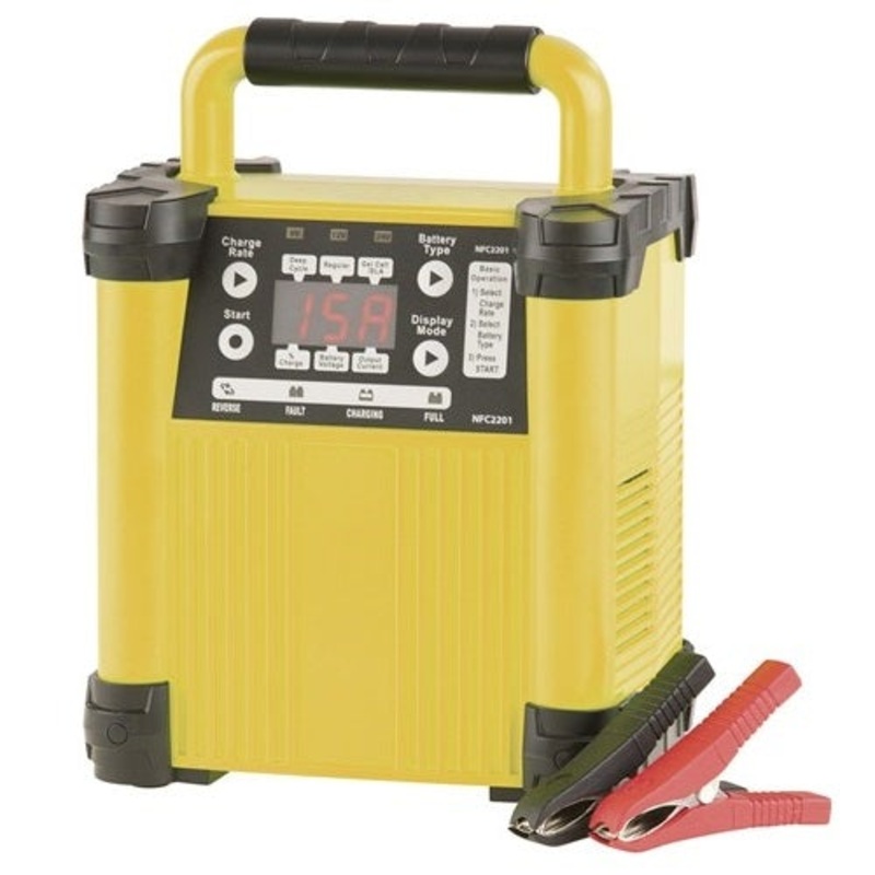 Powertech Intelligent 6V/12V/24V 15A Battery Charger