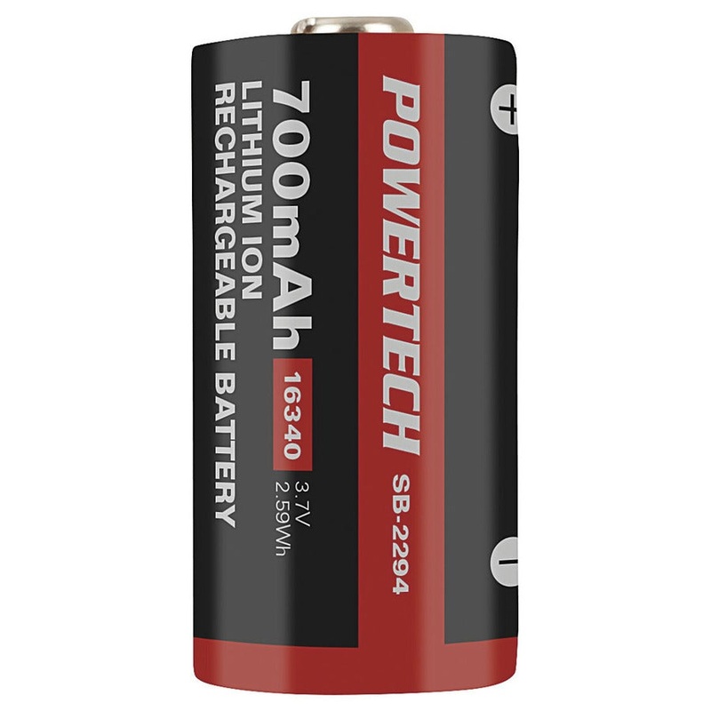 Rechargeable Lithium 3.7V RCR123A 16340 Battery 4 Pack