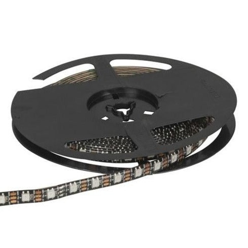 2m rgb led strip with 120 x addressable w2812b rgb leds arduino/mcu compatible 5v