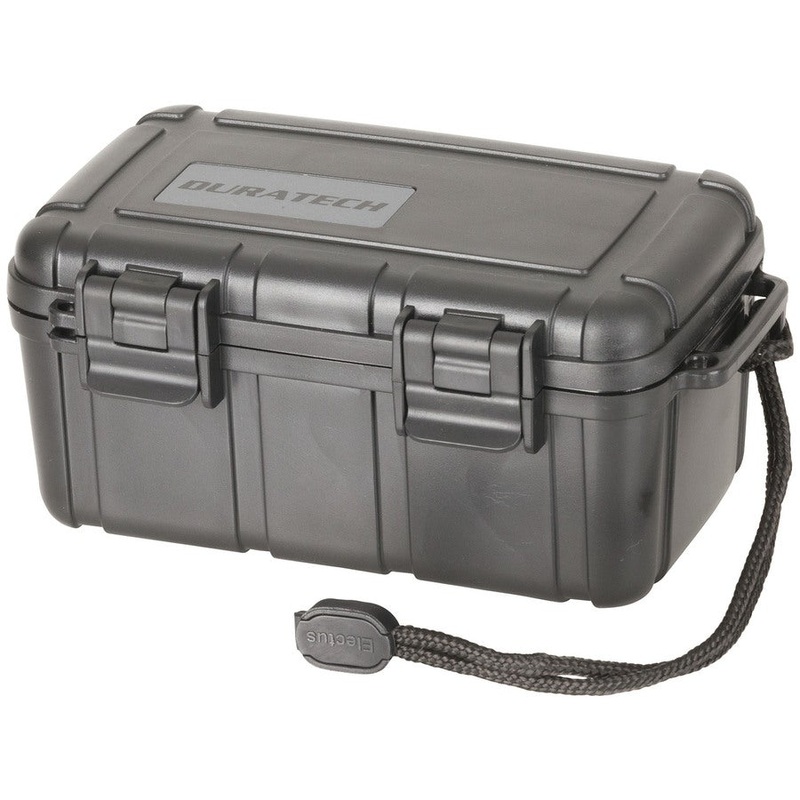 Black Waterproof ABS Plastic Case - 182 x 120 x 75mm