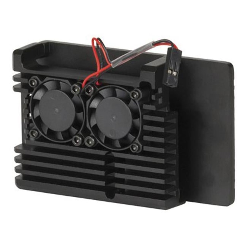 Heatsink Case With Dual Fan For Rpi4