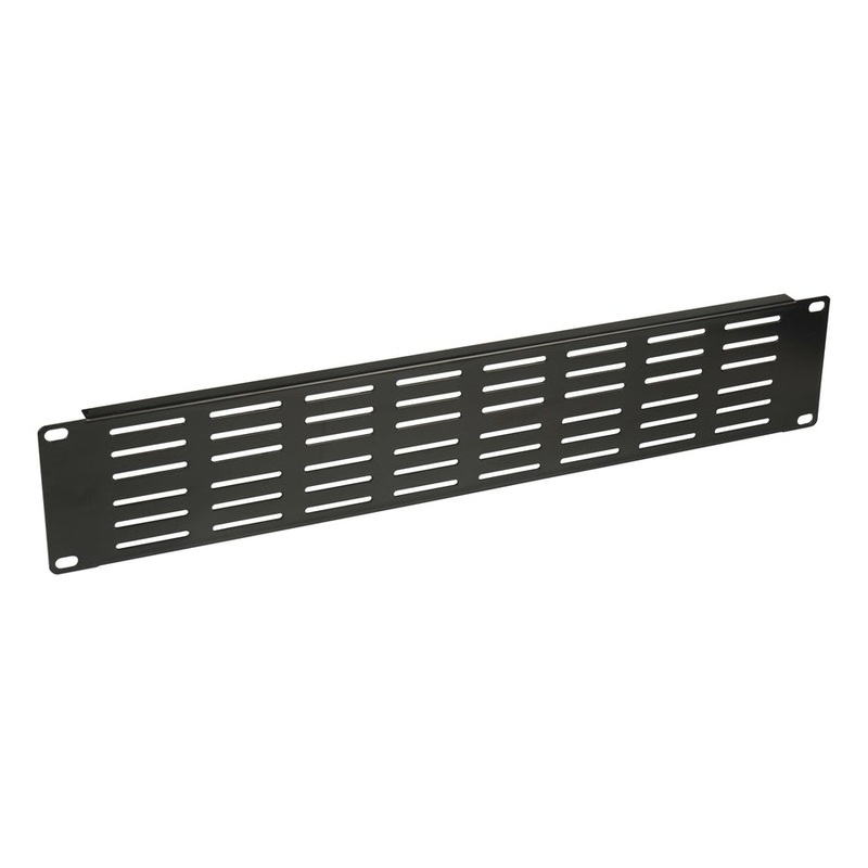 Vented Metal 2U Rack Mount Enclosure Panel