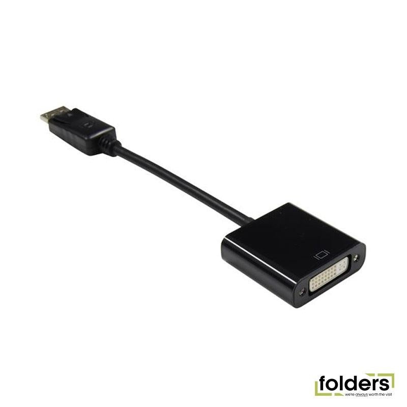 DYNAMIX 0.2m DisplayPort Male to DVI-D Female Active Converter.