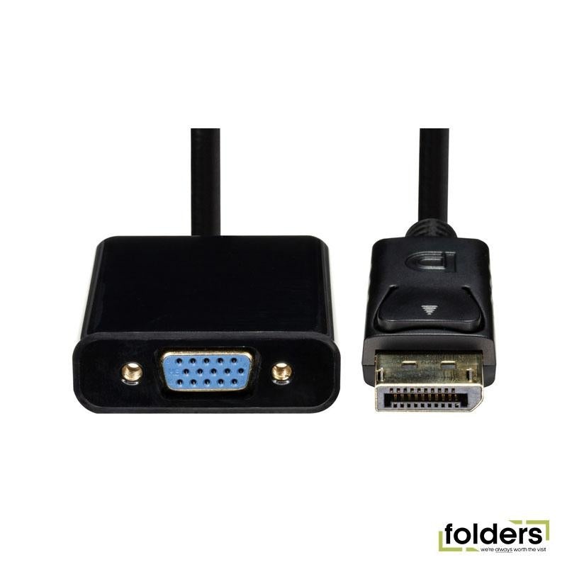DYNAMIX 0.2m DisplayPort to VGA Female Cable Adapter.
