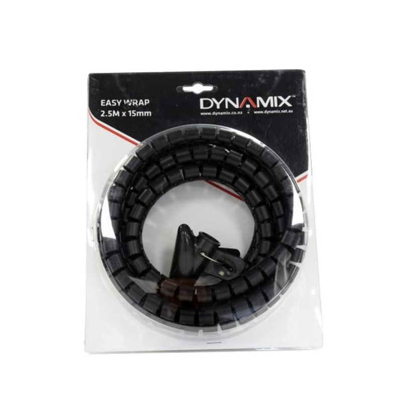 Dynamix 2.5Mx15Mm Easy Wrap - Cable Management Solution, Blister