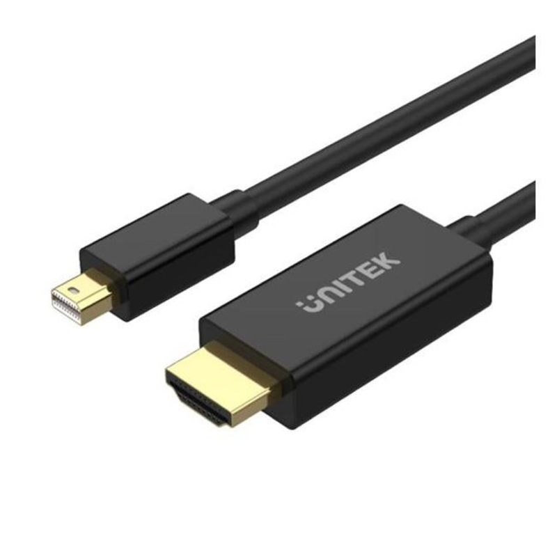 Unitek 2M Mini Displayport Male To To Hdmi Male Adapter Cable.