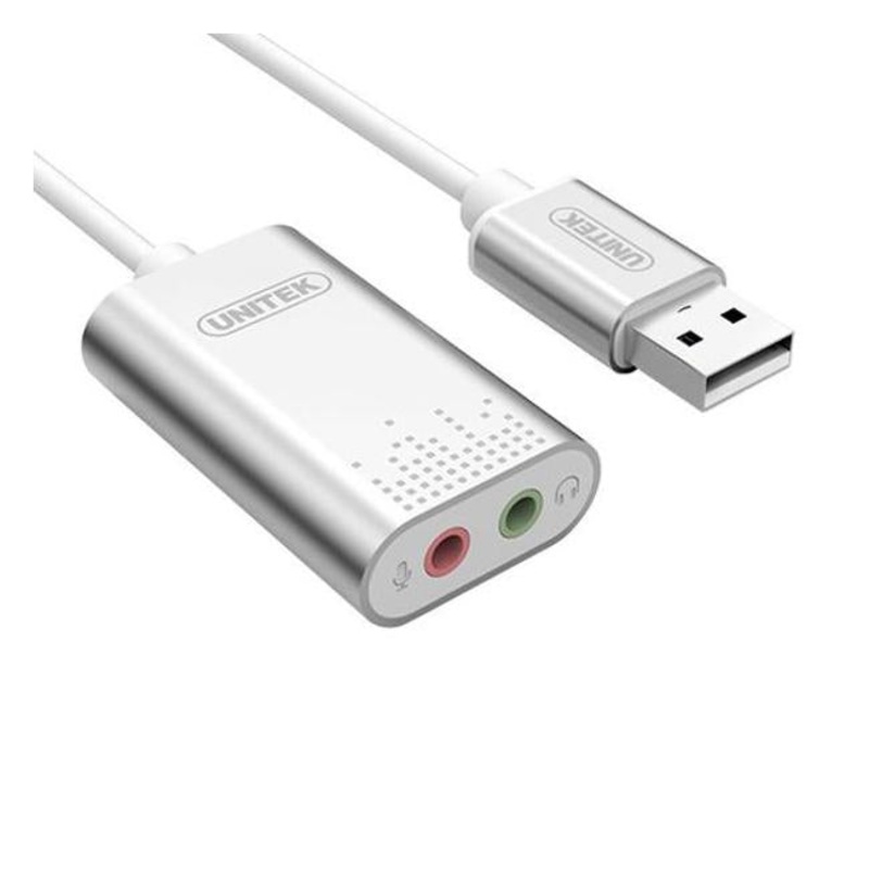 Unitek Usb-A To Stereo Audio Converter. Usb 2.0. Dac Up To