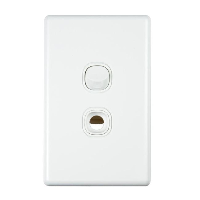 Tradesave 16A 2-Way Vertical 2 Gang Pcu Switch.