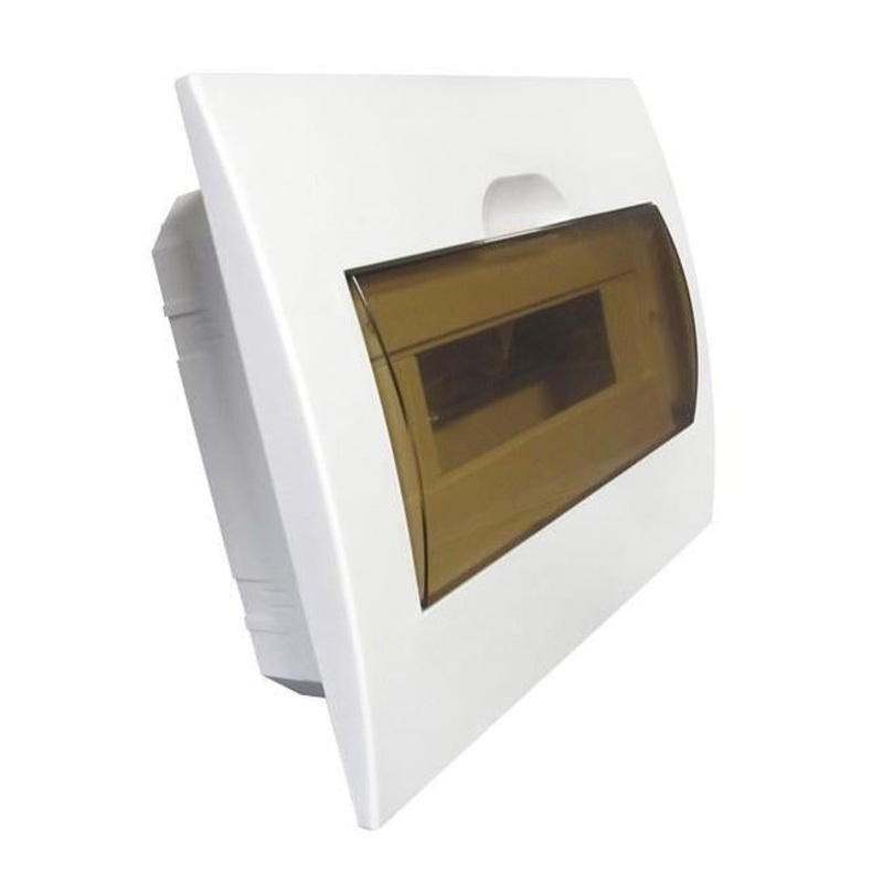 Tradesave Distribution Board,Flush 8 Pole, Includes Lid,Links.