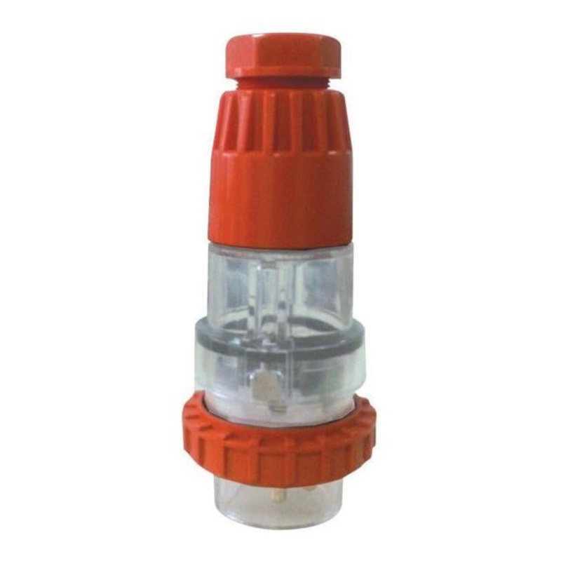 Tradesave Extension Plug Straight 4 Pin 20A Round , Ip66, Stainless