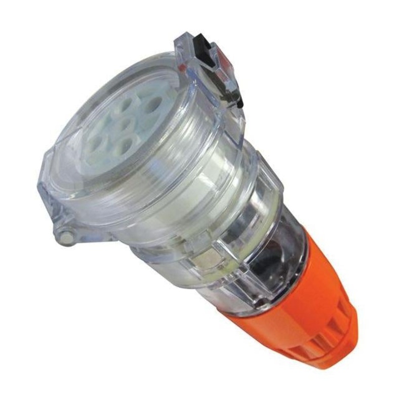 Tradesave Extension Socket 4 Pin 40A Round, Ip66, Stainless